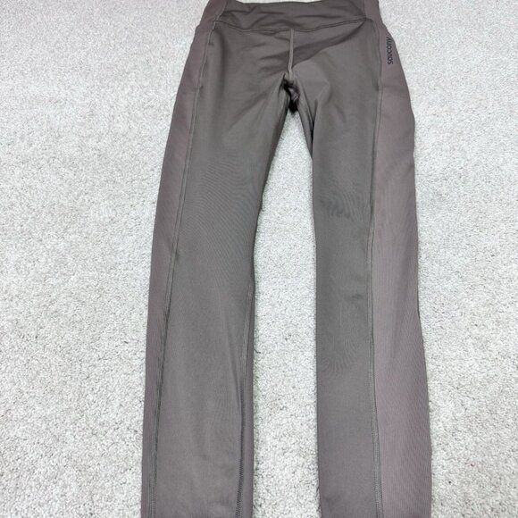 Saucony Leggings Women’s Brown Pull On Size Small - Picture 7 of 12